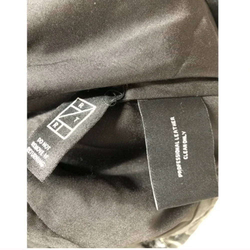 Slate & Willow Jacket Faux Sherpa Aviator Beige Black S - Picture 11 of 11